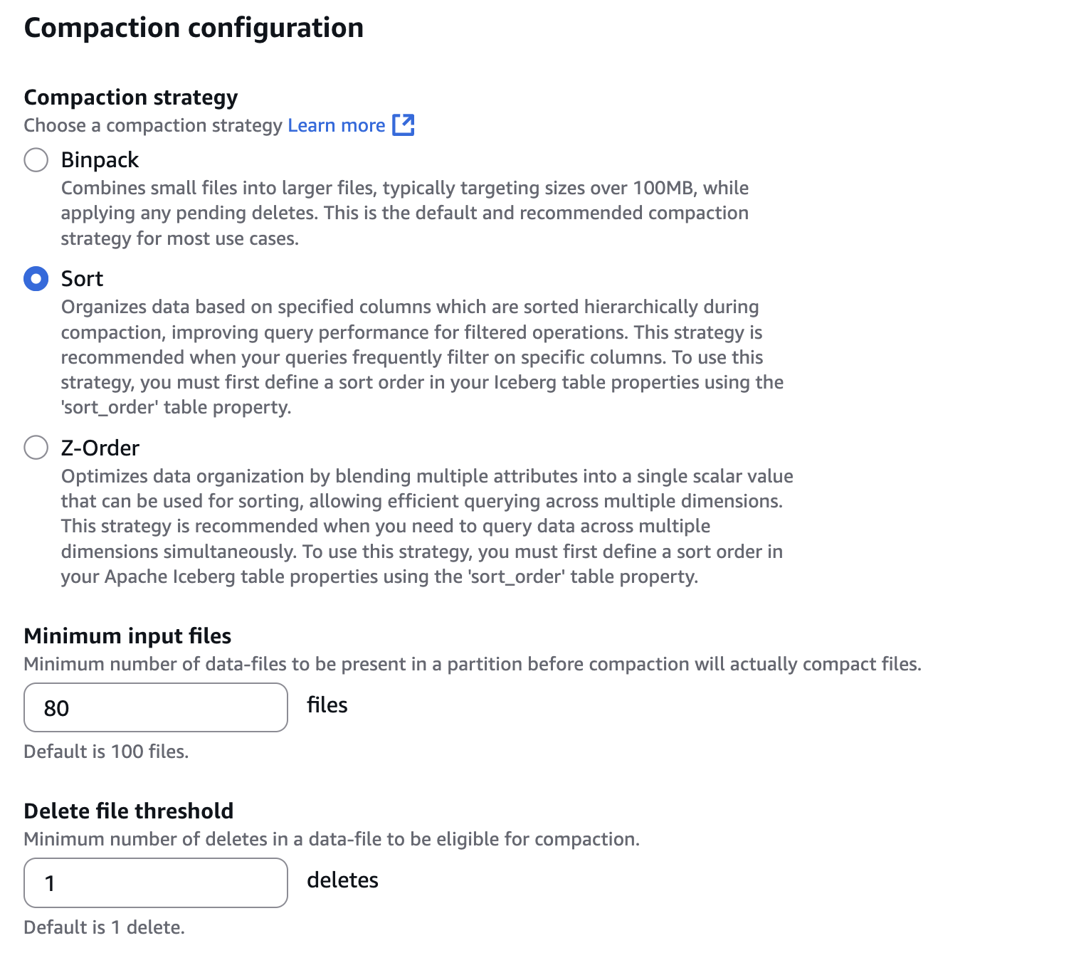 sort-config