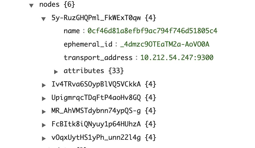 Nodes metadata