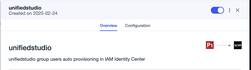 Enabling the SCIM rule
