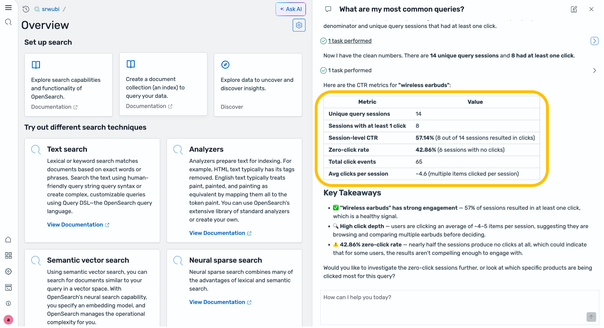 AI response for click-through-rate of wireless earbuds