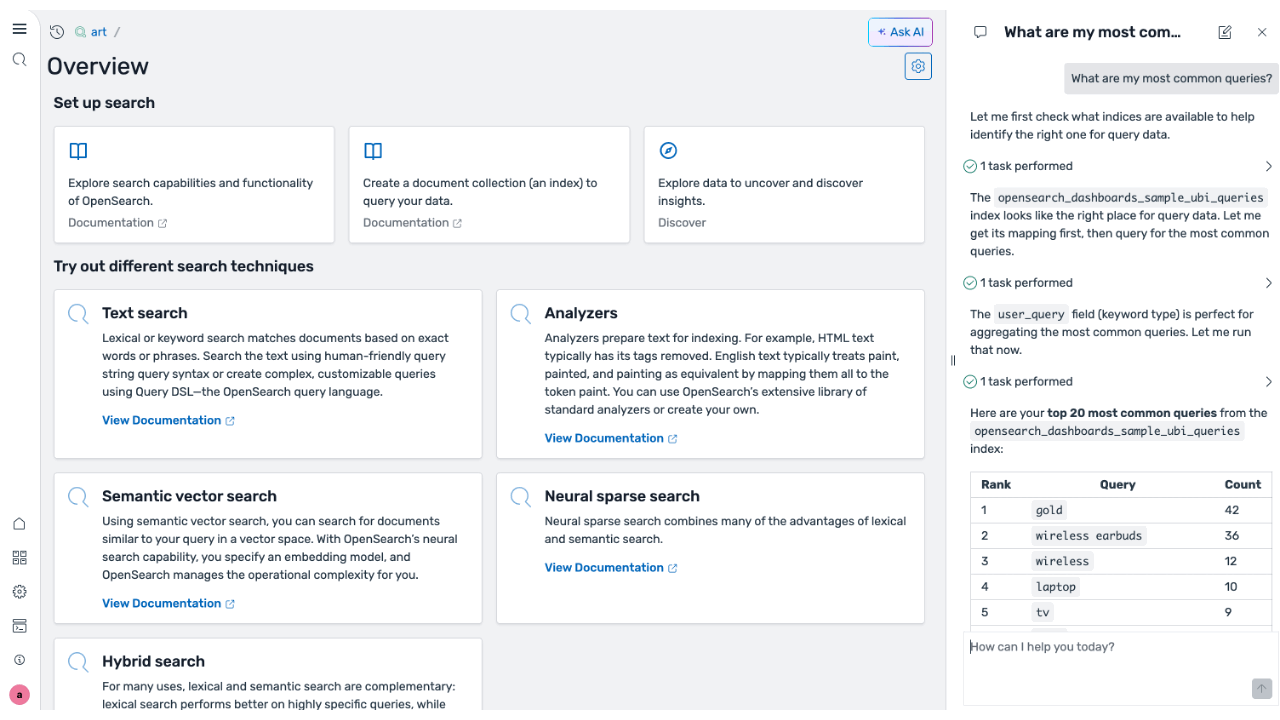 Search improvement example