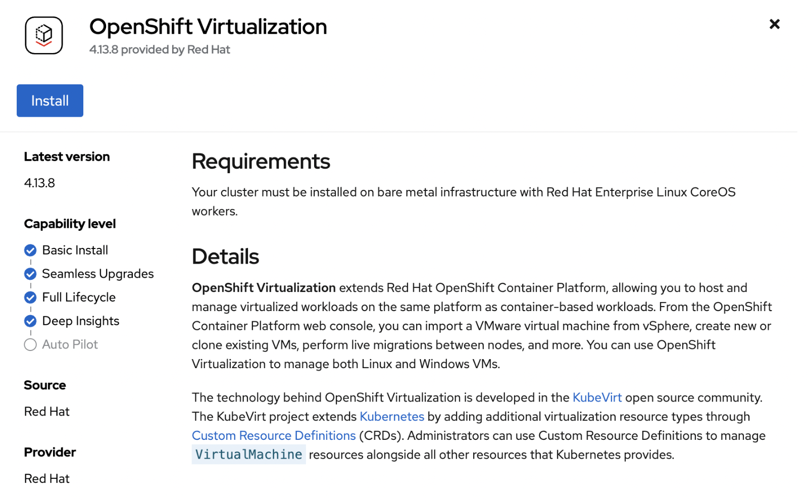 OpenShift Virtualization on Red Hat OpenShift Service on AWS (ROSA ...