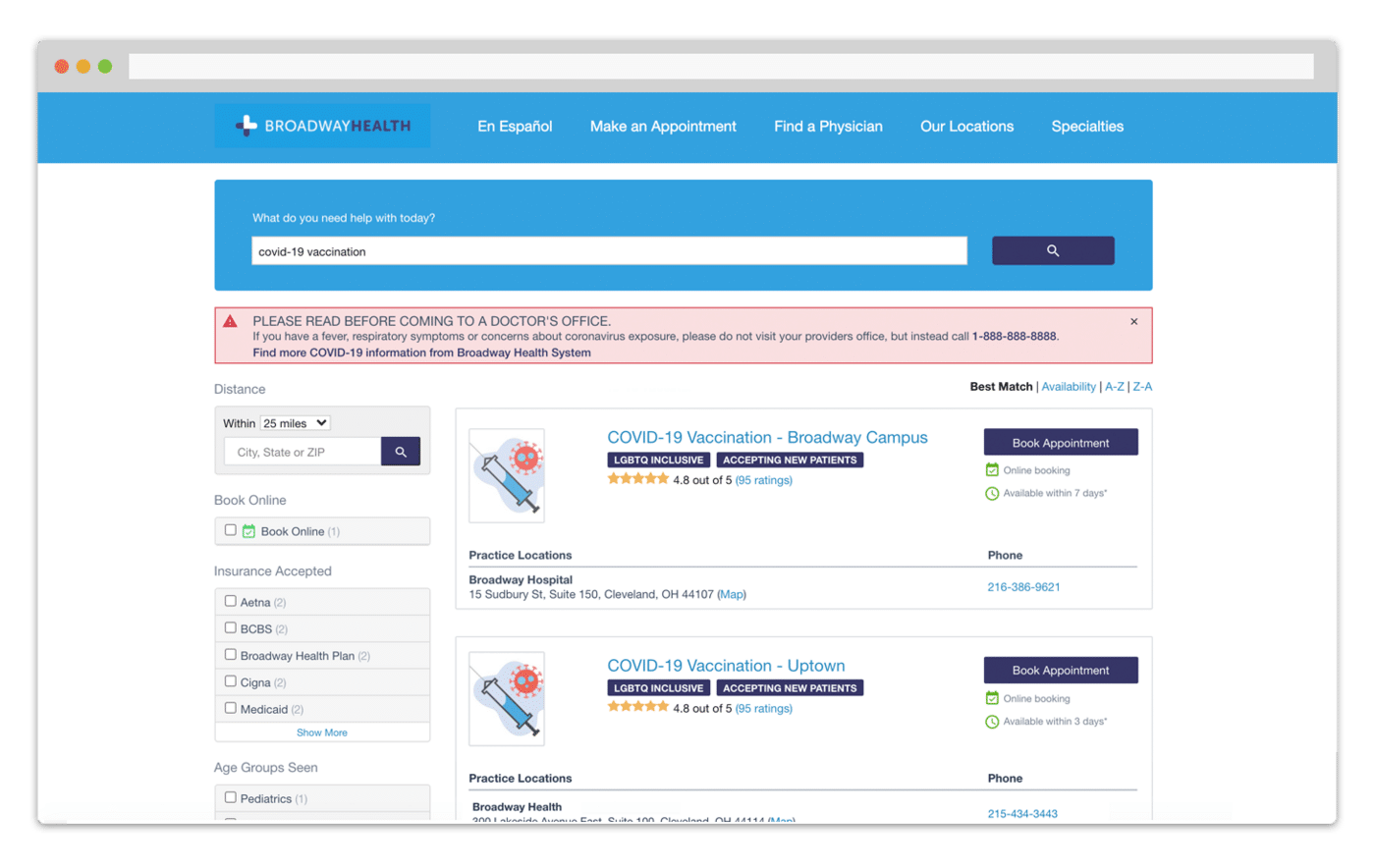 How Top Health Systems are Scaling COVID-19 Vaccine Scheduling with Kyruus