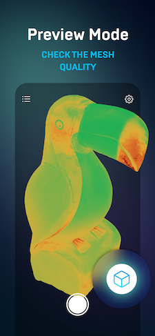 Image of Sketchfab app preview mode