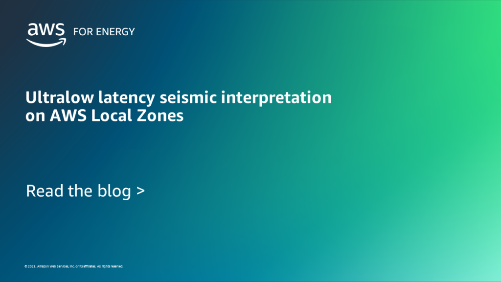 Ultralow latency seismic interpretation feature card