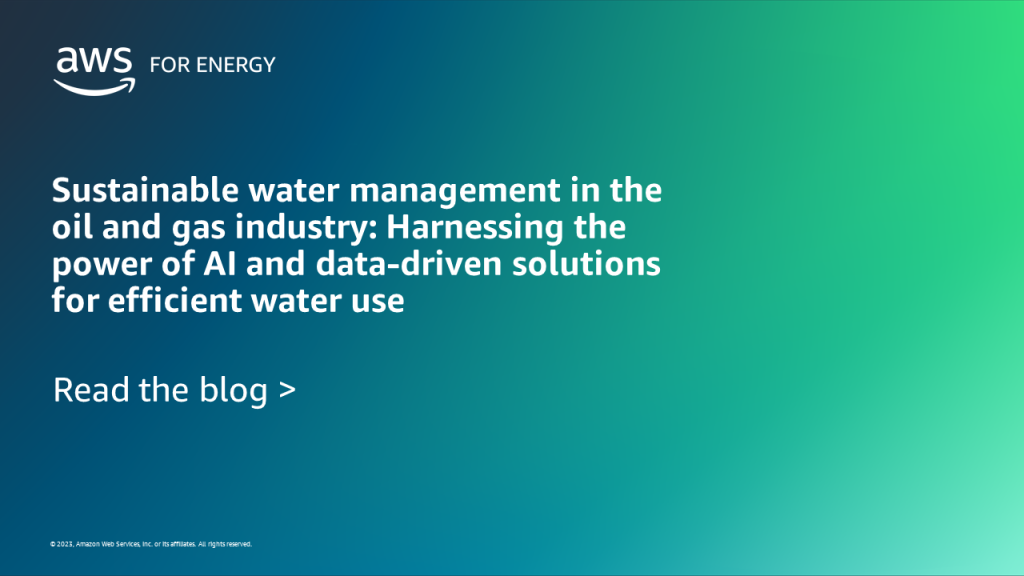 Sustainable water management in the oil and gas industry feature card