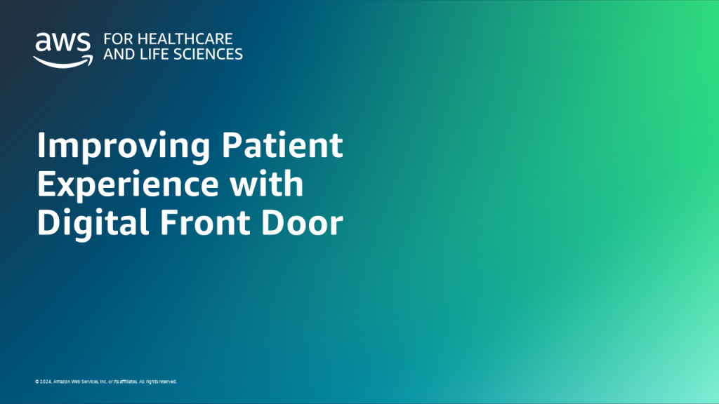 Improving Patient Experience with Digital Front Door