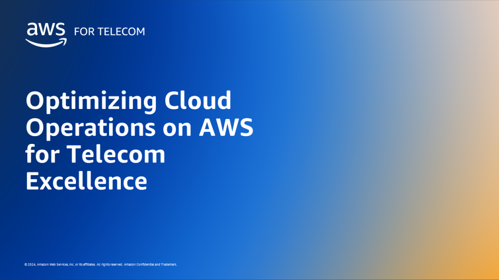 Optimizing Cloud Operations on AWS for Telecom Excellence