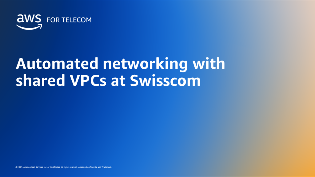 Automated networking with shared VPCs at Swisscom