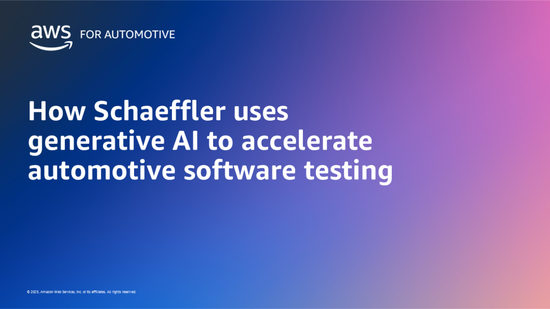 Accelerating Automotive Software Testing: Schaeffler’s Use of Generative AI