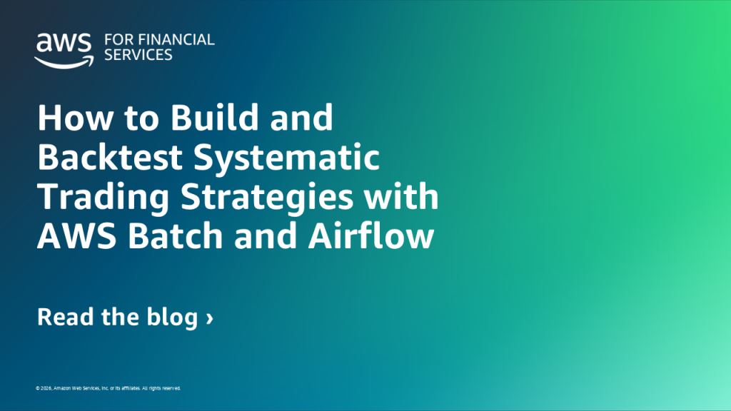 How to Build and Backtest Systematic Trading Strategies with AWS Batch and Airflow