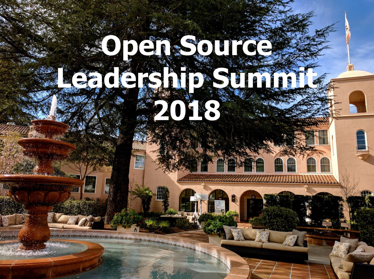 Open Source Leadership Summit 2018 Sonoma