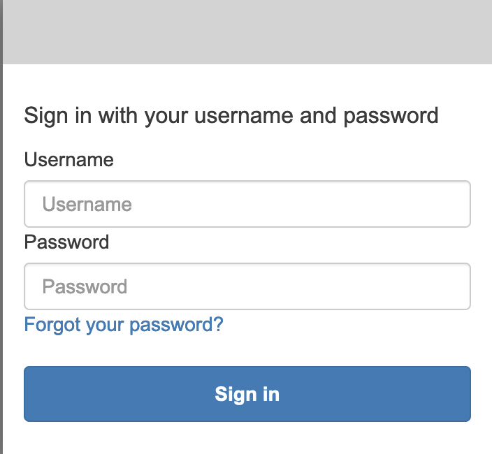 Screenshot showing authentication dialog