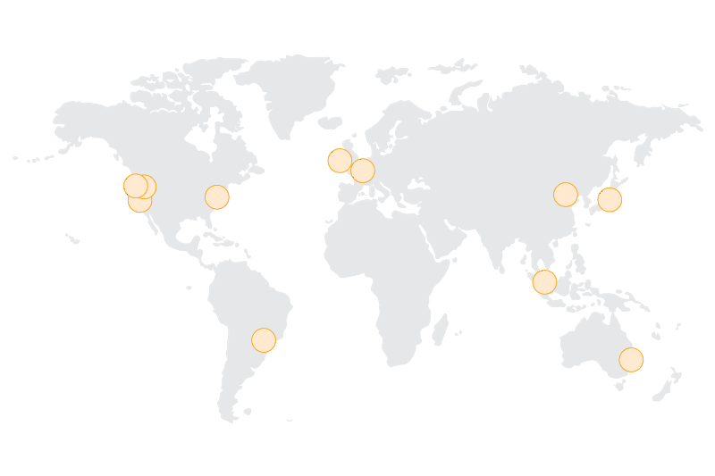 AWS Regions Map