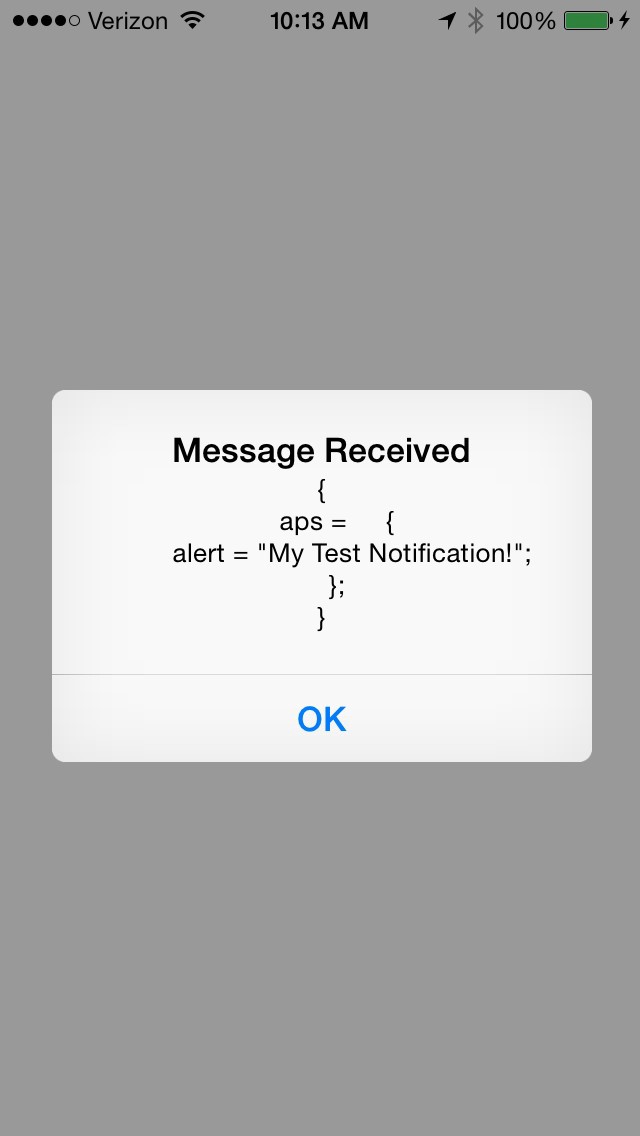 push notification example