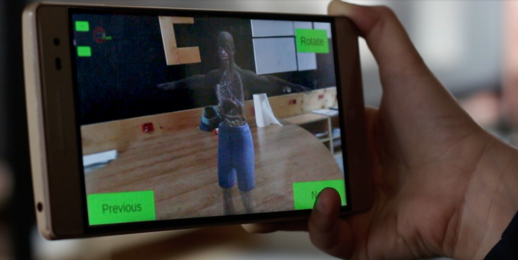 Orbit AR based learning app