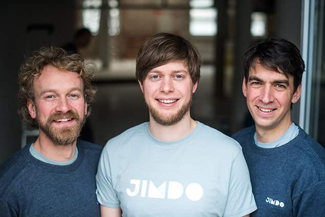 Fridtjof Detzner, Christian Springub & Matthias Henze of Jimdo