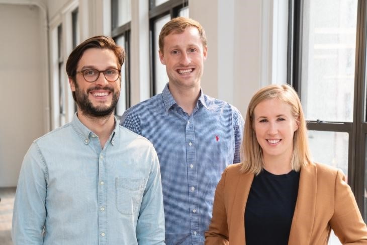 Charles Hearn, Tommy Nicolas, and Laura Spiekerman of Alloy