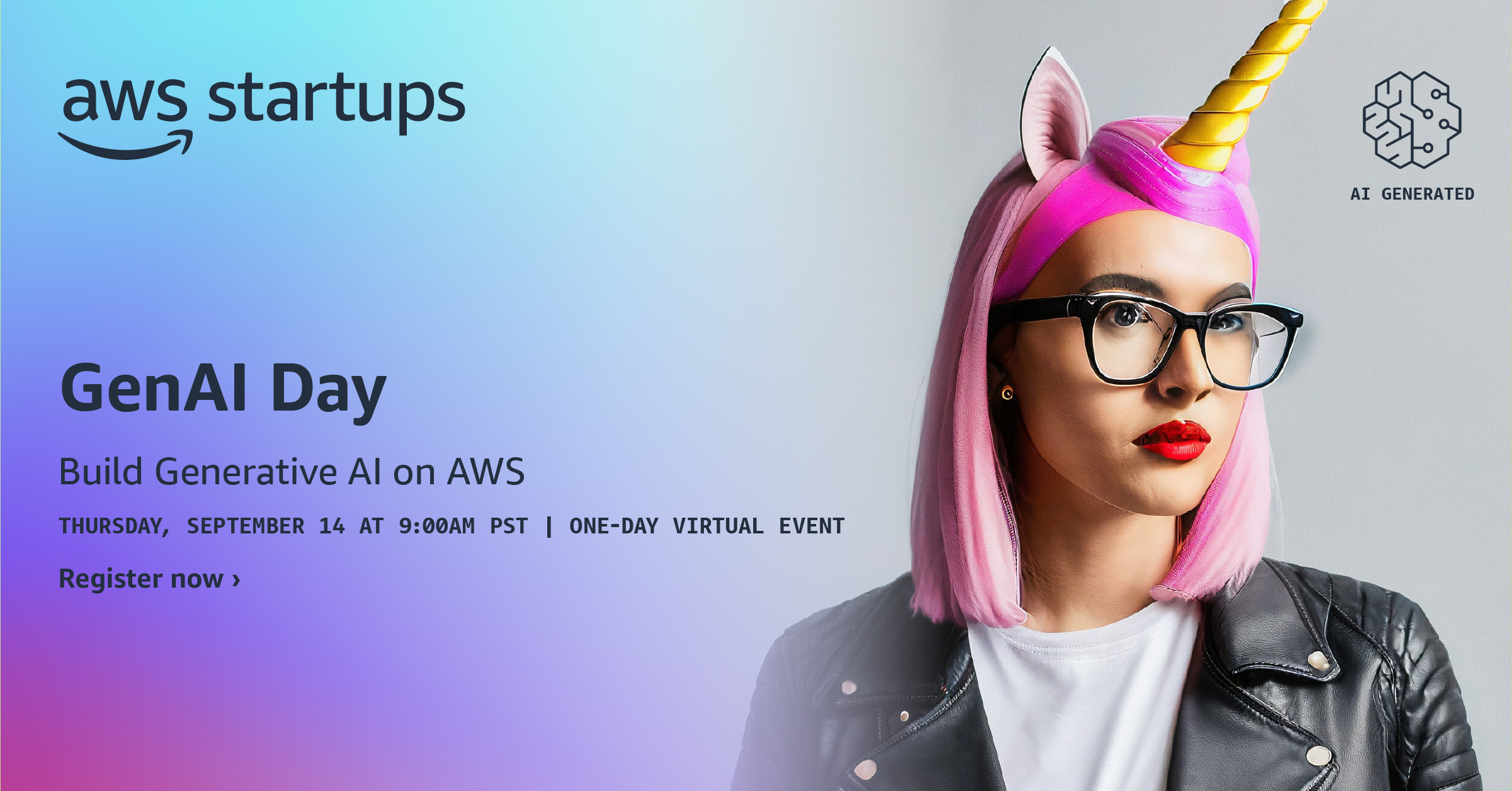 AWS GenAI Day features creative deep fakes as teasers to the event.