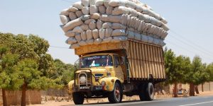 Overloaded truck