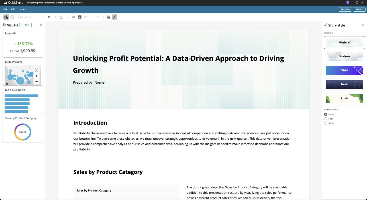 Review DataStory