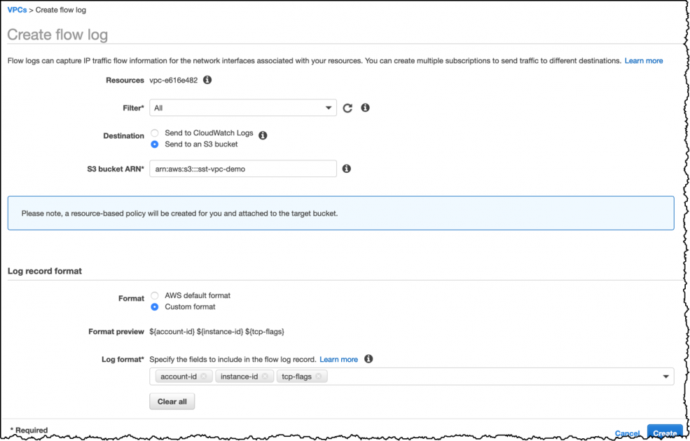 Learn From Your Vpc Flow Logs With Additional Meta Data Aws News Blog