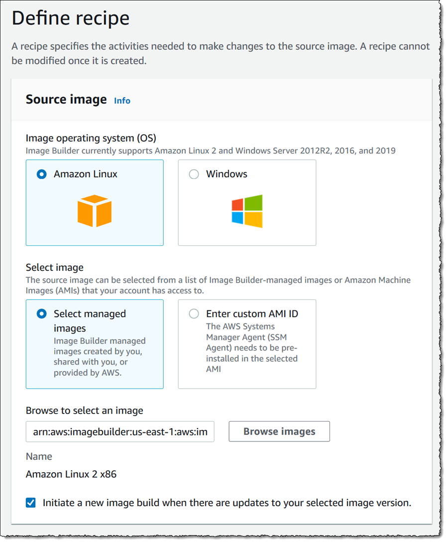 EC2 Image BuilderによるOSイメージビルドパイプラインの自動化 EC2 Image BuilderによるOSイメージビルドパイプラインの自動化