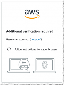 Additional verification required