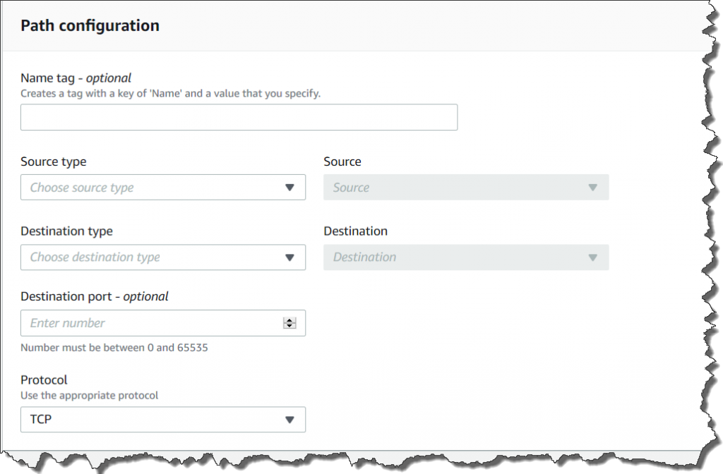 Configuring test path