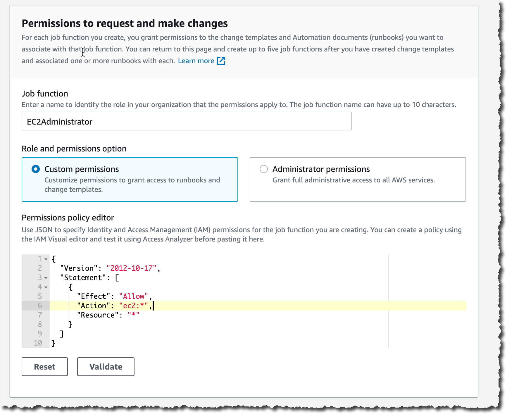 Change Manager Quick Setup