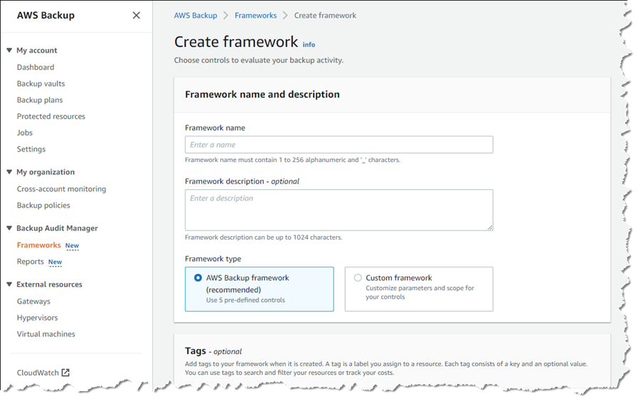 使用aws Backup Audit Manager 监控 评估和证明备份合规性 亚马逊aws官方博客