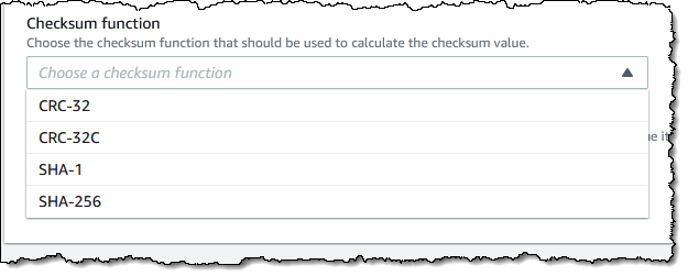 Nuevo: algoritmos de suma de comprobación adicionales para Amazon S3 | Servicios web de Amazon