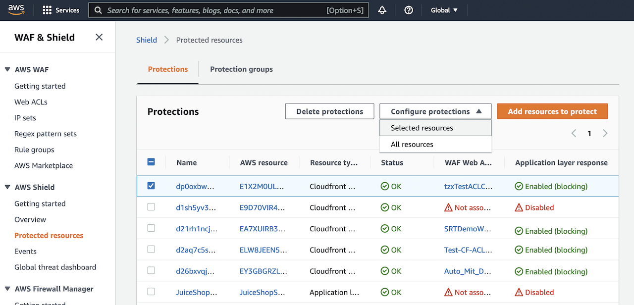 Aws Shield Advanced のアップデート アプリケーションレイヤー Ddos の自動緩和 Amazon Web Services ブログ