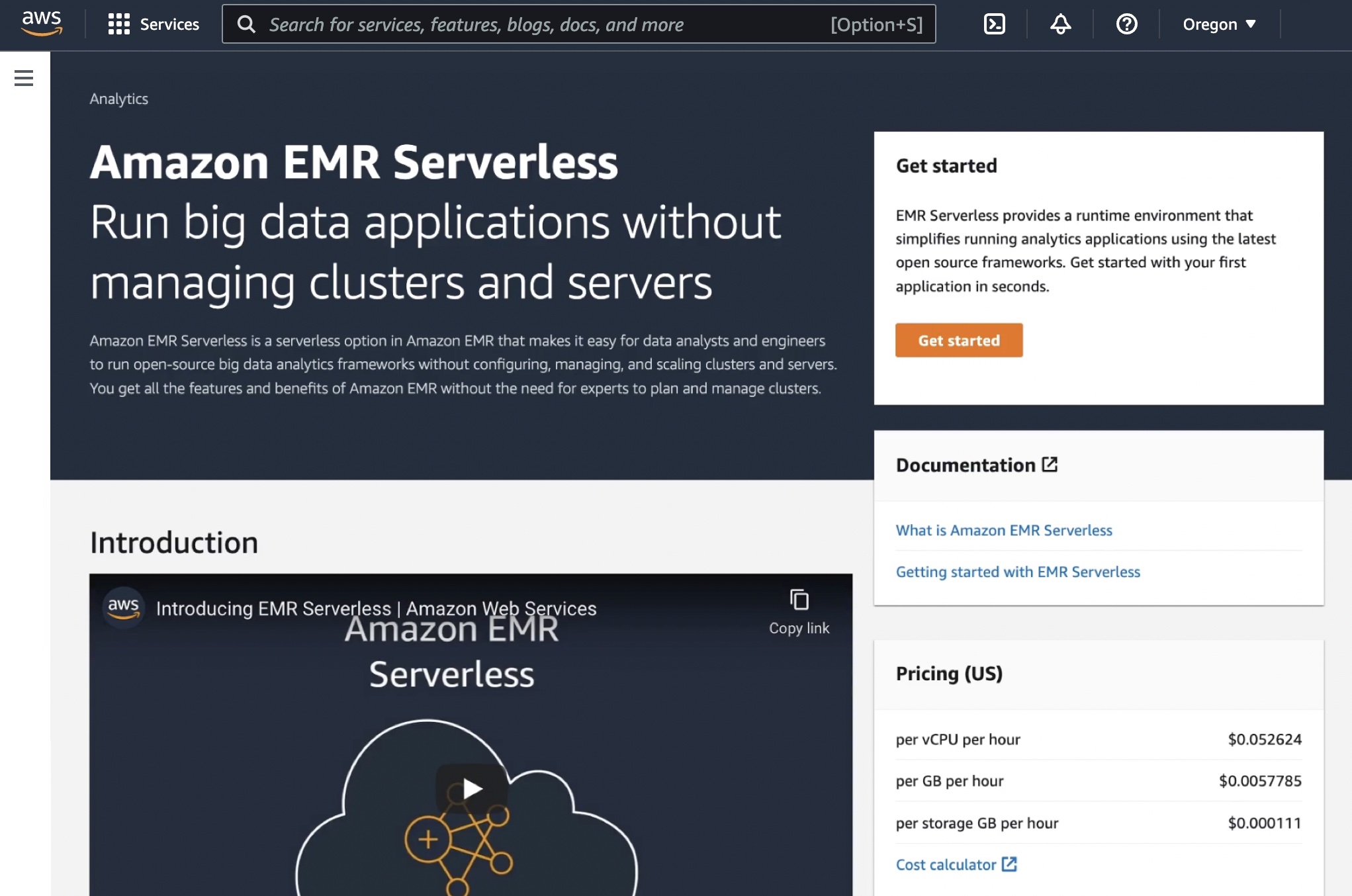 Amazon EMR Serverless ahora disponible en general: ejecute aplicaciones de Big Data sin administrar servidores | Servicios web de Amazon