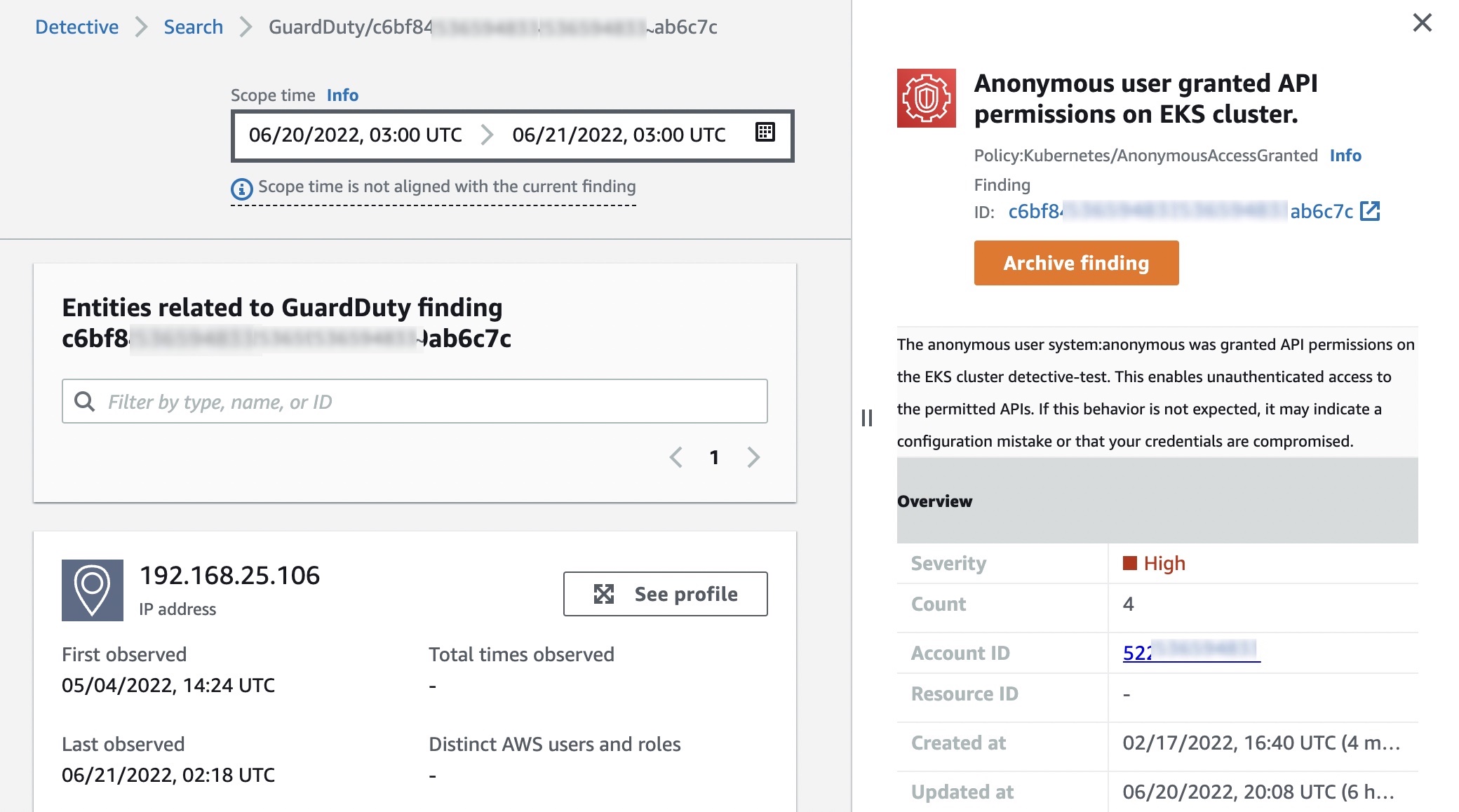 Amazon Detective admite cargas de trabajo de Kubernetes en Amazon EKS para investigaciones de seguridad | Servicios web de Amazon