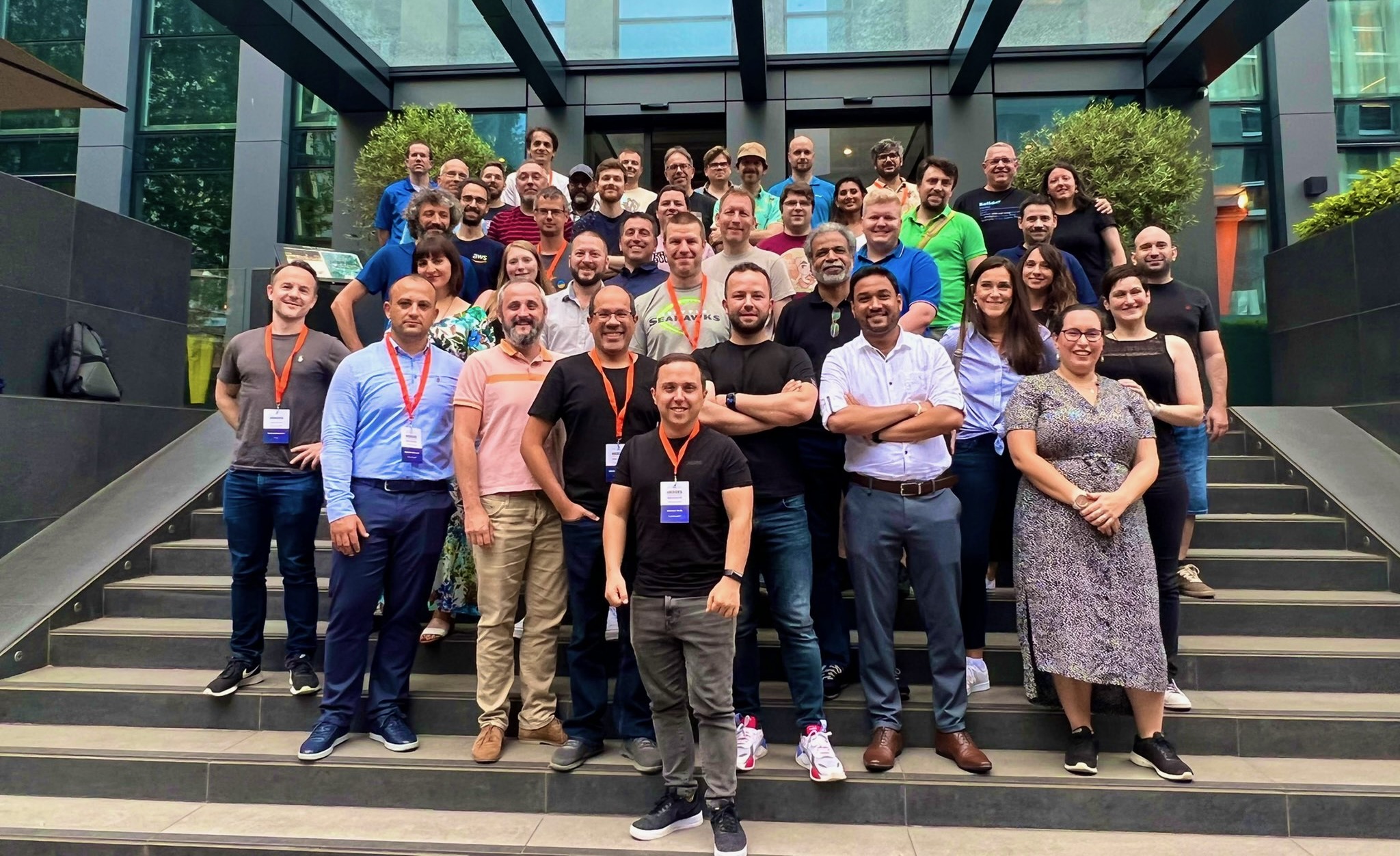 Participants at the EMEA AWS Heroes Summit 2022