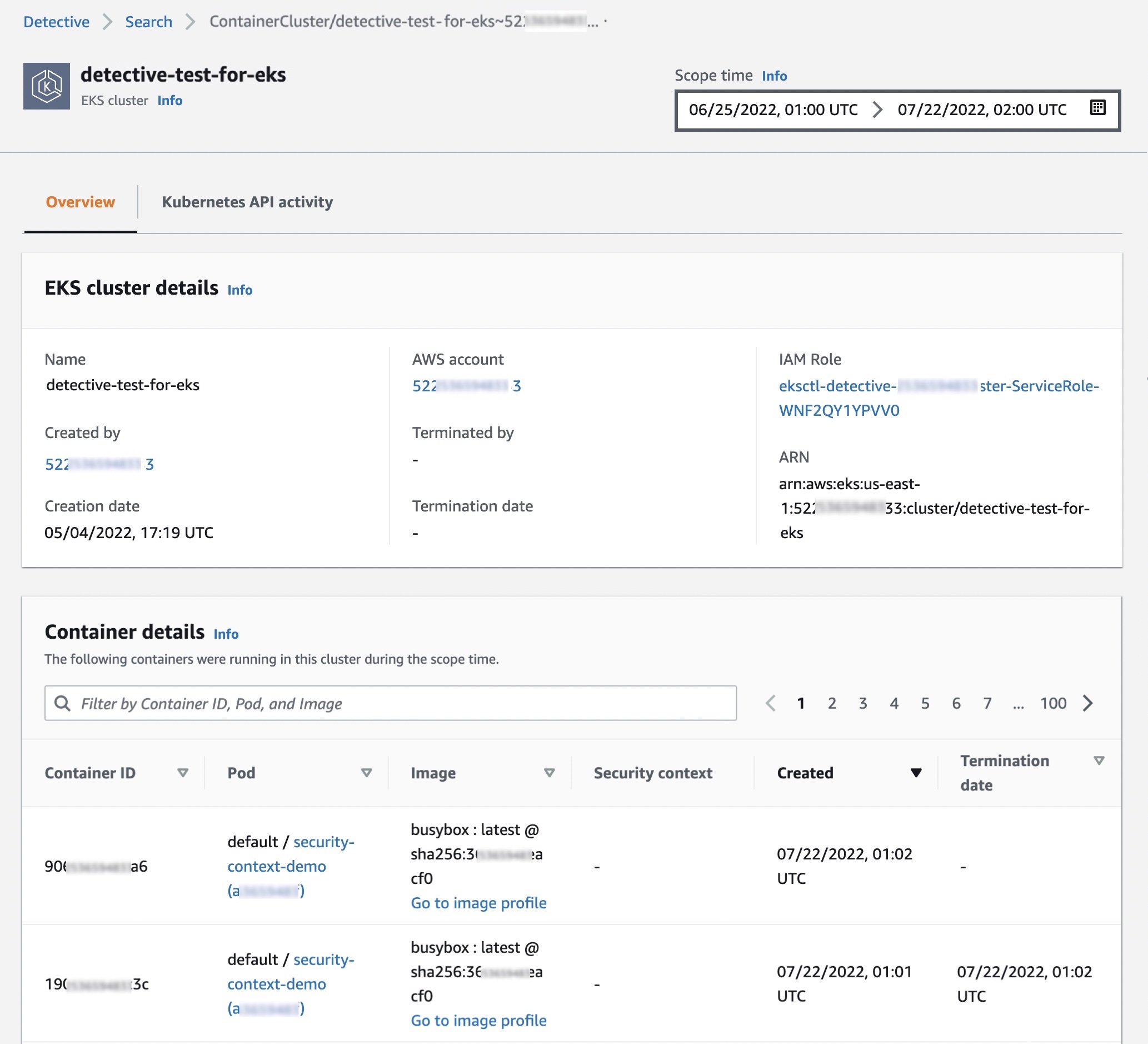 Amazon Detective admite cargas de trabajo de Kubernetes en Amazon EKS para investigaciones de seguridad | Servicios web de Amazon