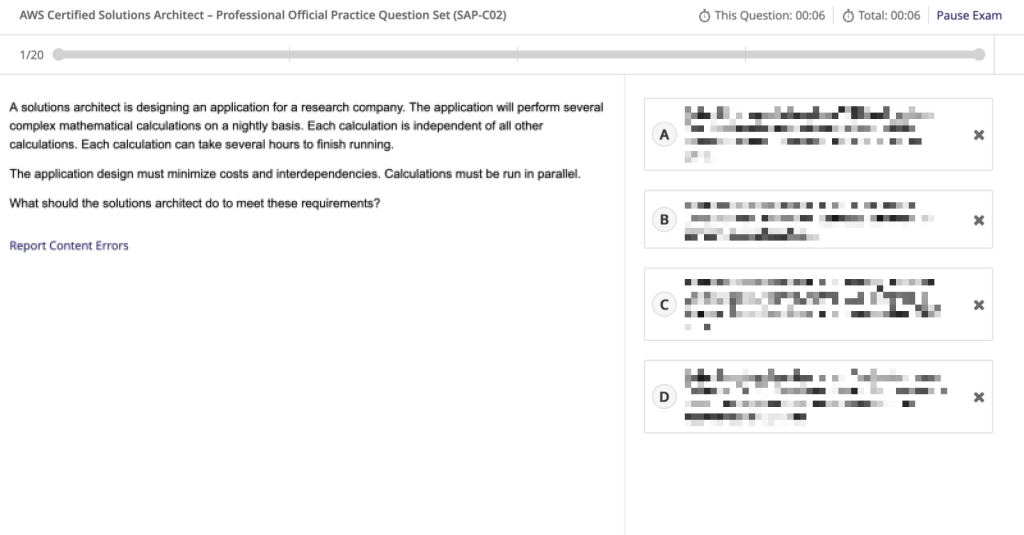 Examen de práctica de SkilBuilder