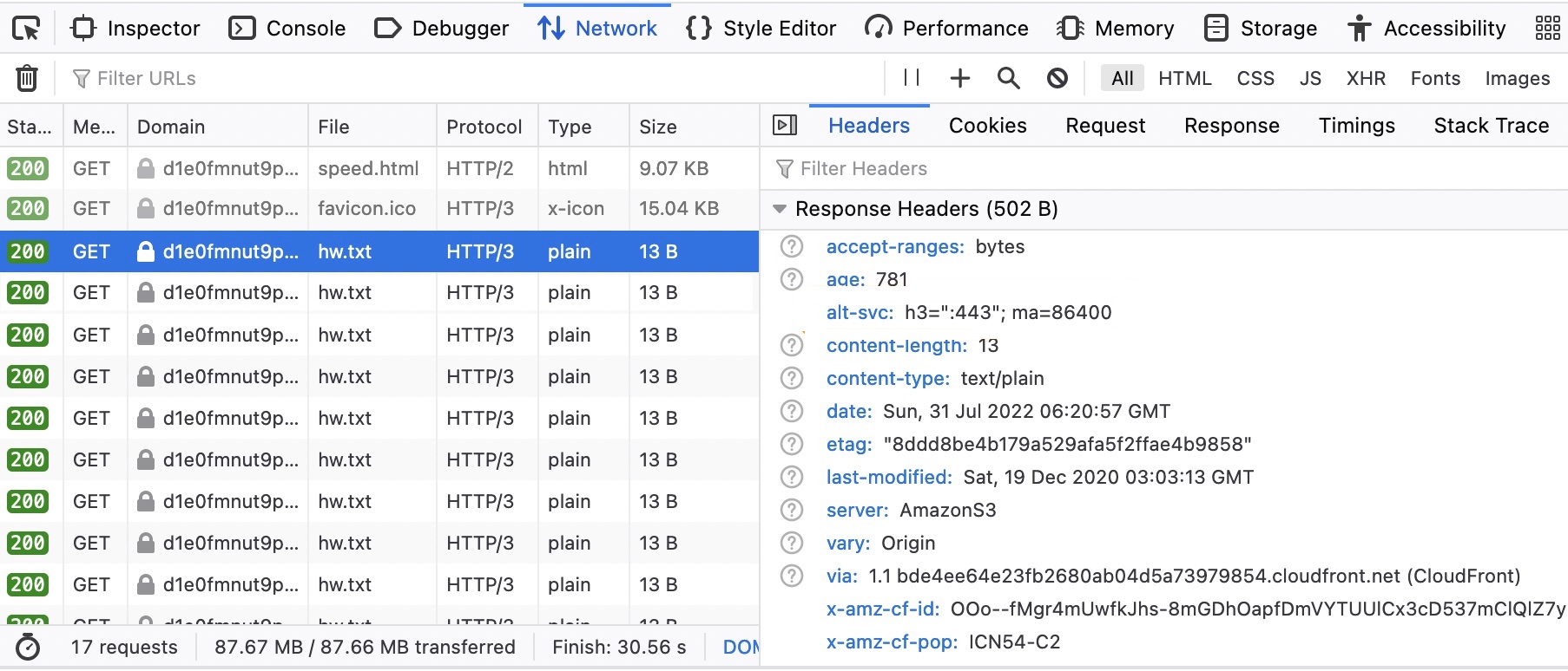 Nuevo: compatibilidad con HTTP/3 para Amazon CloudFront | Servicios web de Amazon