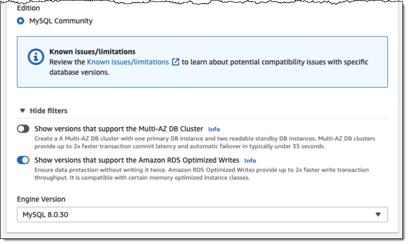 Nuevo: lecturas optimizadas y escrituras optimizadas de Amazon RDS | Servicios web de Amazon