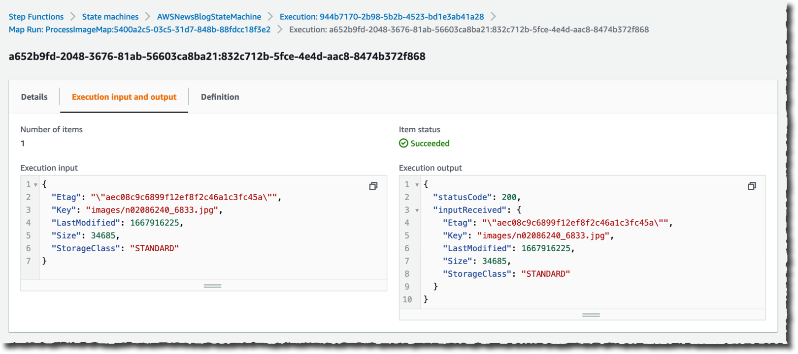 Distributed Map - monitor execution details