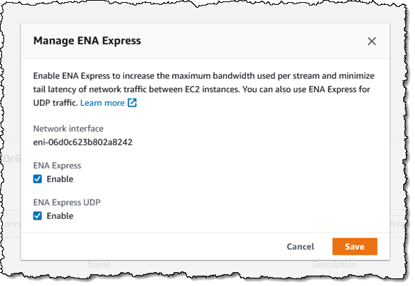 Nuevo: ENA Express: latencia de red y rendimiento por flujo mejorados en EC2 | Servicios web de Amazon