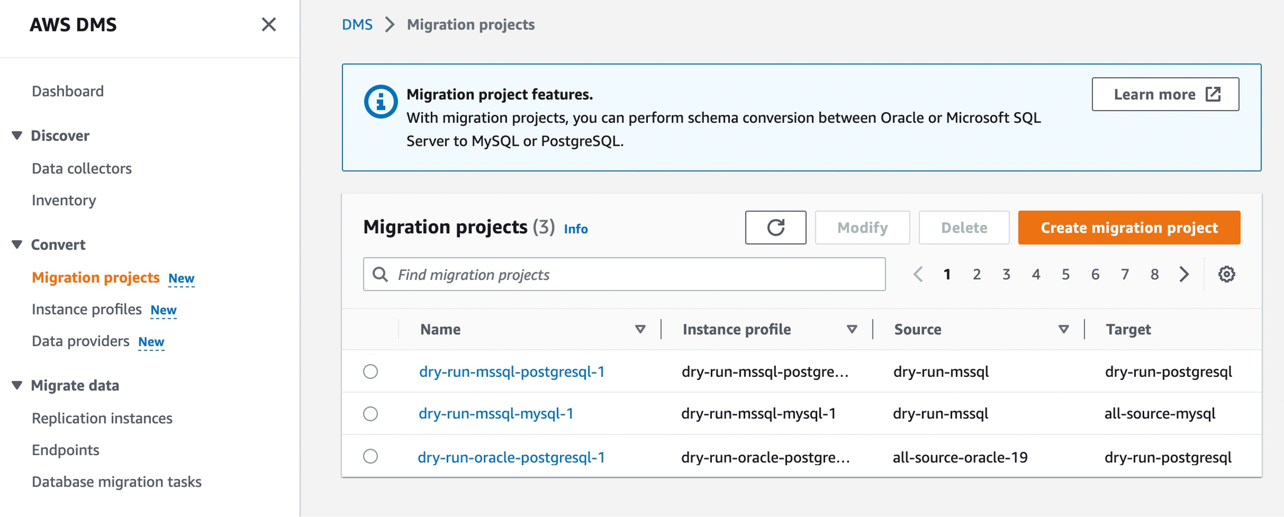 Nuevo: una conversión de esquema completamente administrada en el servicio de migración de bases de datos de AWS | Servicios web de Amazon