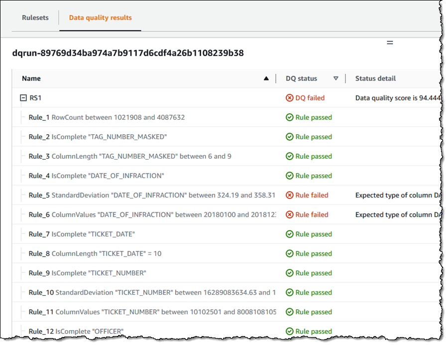 example output of using tool