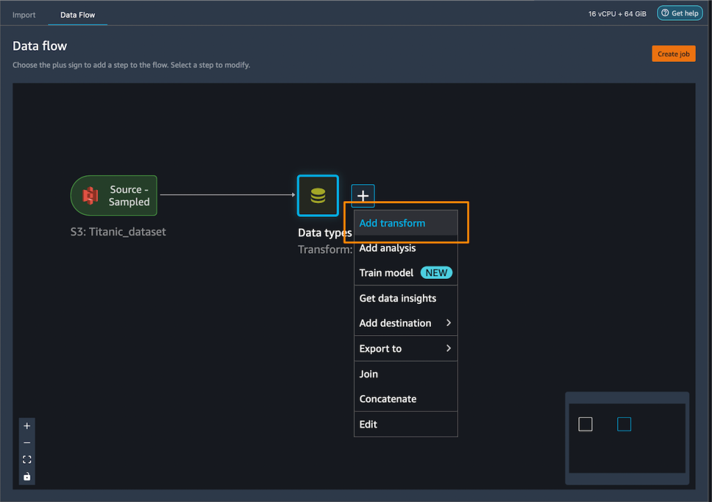 Nuevo: presentación de la compatibilidad con la inferencia por lotes y en tiempo real en Amazon SageMaker Data Wrangler | Servicios web de Amazon