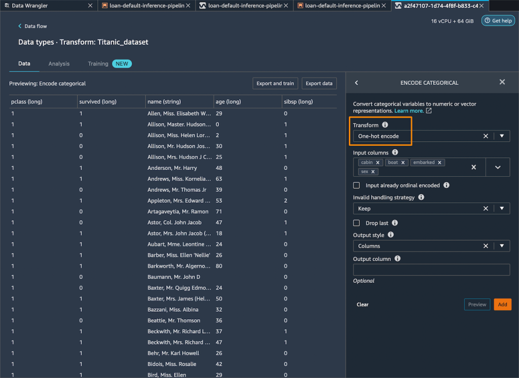 Nuevo: presentación de la compatibilidad con la inferencia por lotes y en tiempo real en Amazon SageMaker Data Wrangler | Servicios web de Amazon