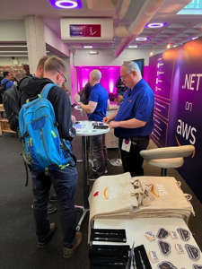 .NET on AWS booth, NDC London 2023