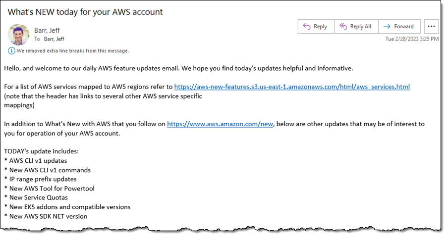 Suscríbase a las actualizaciones diarias de funciones de AWS a través de Amazon SNS | Servicios web de Amazon