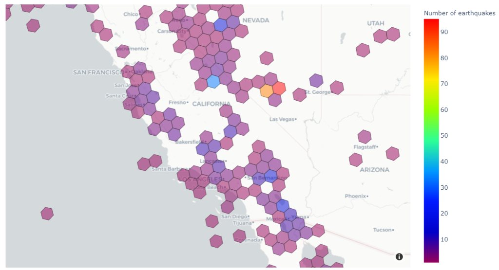 Example of a geospatial query.