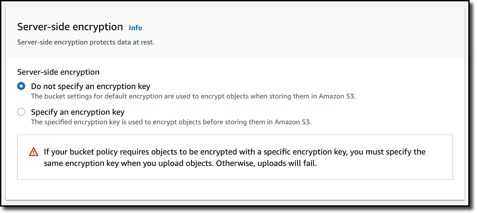 Server Side Encryption